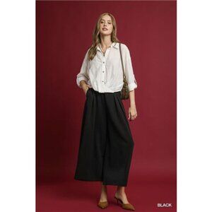 ✨NWT Umgee Elastic Waist Wide Leg Pants
